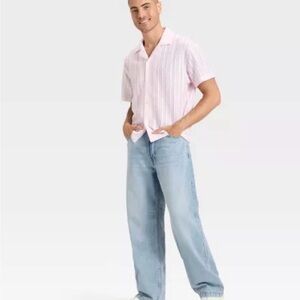 Original Use men’s light blue wash street wear baggy style jeans size 34x30 NEW